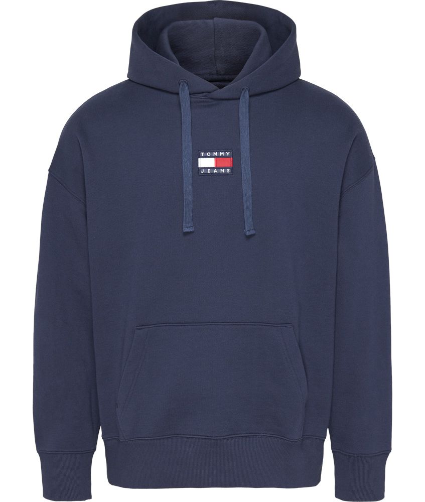 TJM TOMMY BADGE HOODIE OVERSIZED DM0DM10904 1