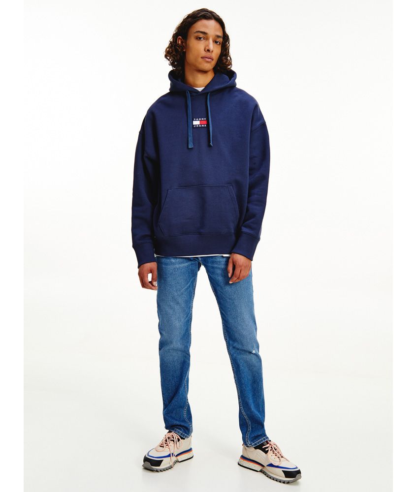 TJM TOMMY BADGE HOODIE OVERSIZED DM0DM10904 2