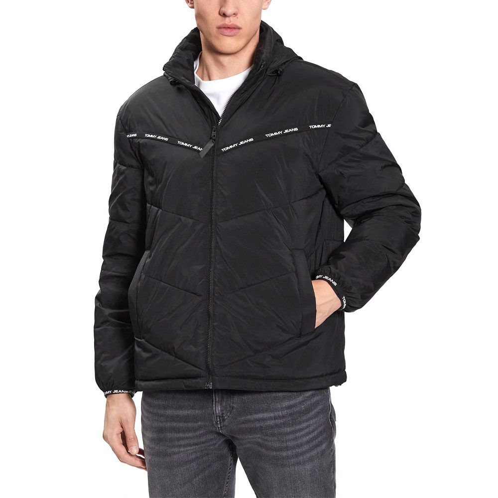 TOMMY HILFIGER TJM TAPE DETAIL LIGHT PUFFER DM0DM16578 1