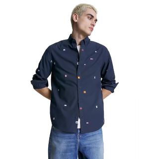 TOMMY HILFIGER TJM CLSC FLAG CRITTER SHIRT DM0DM16611