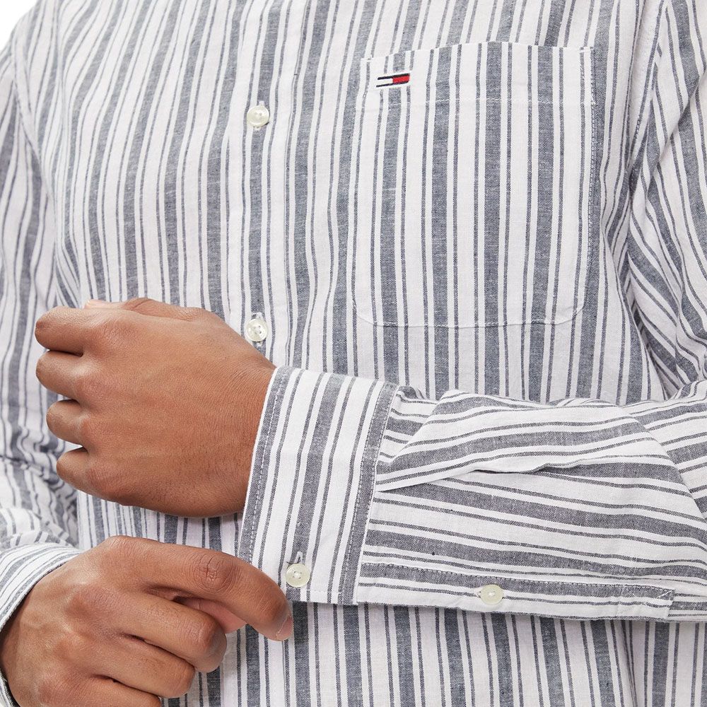 TOMMY HILFIGER TJM MAO STRIPE LINEN BLEND SHI DM0DM18960 3