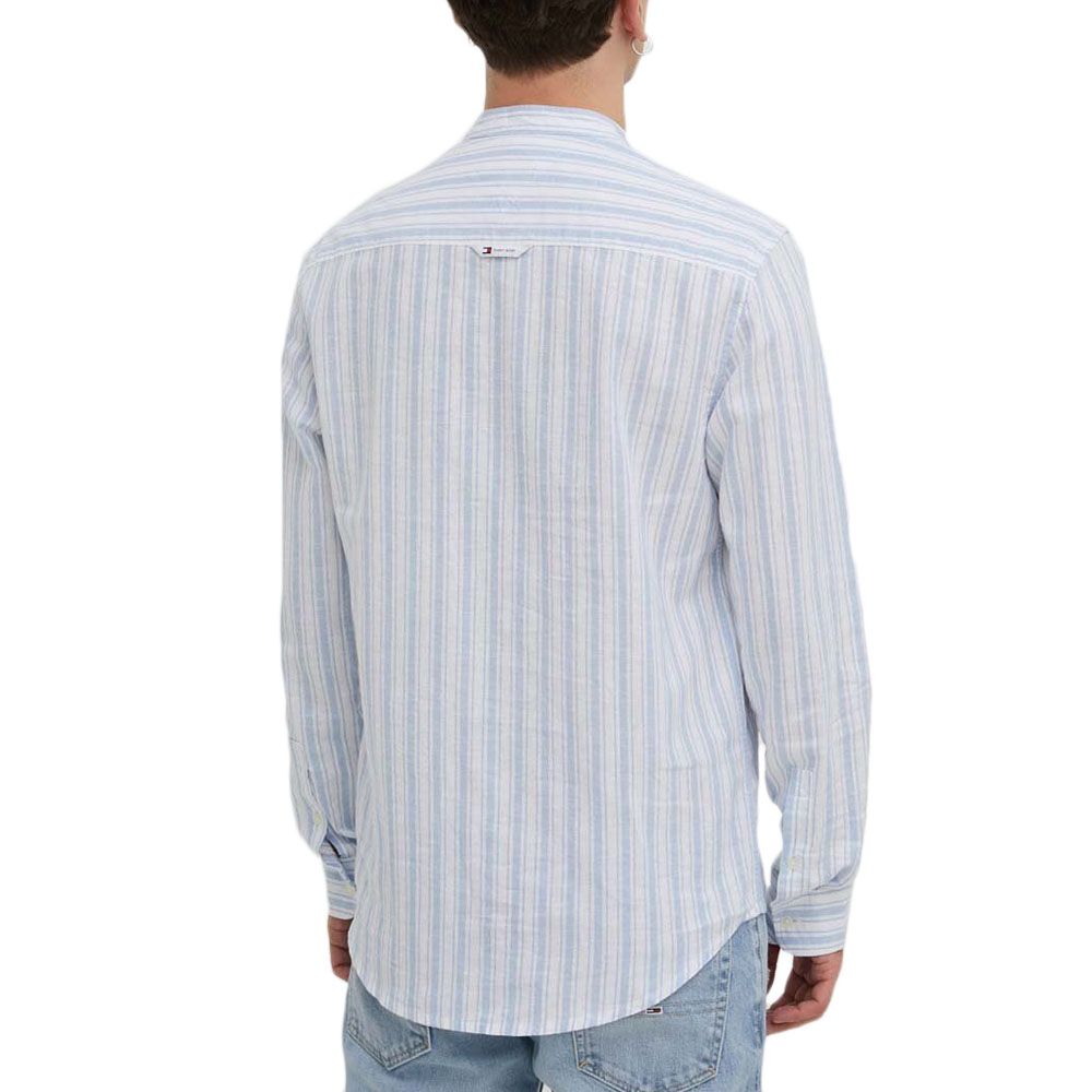 TOMMY HILFIGER TJM MAO STRIPE LINEN BLEND SHI DM0DM18960 2