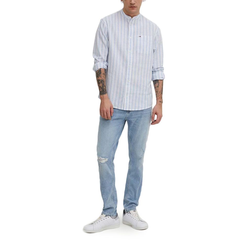TOMMY HILFIGER TJM MAO STRIPE LINEN BLEND SHI DM0DM18960 4