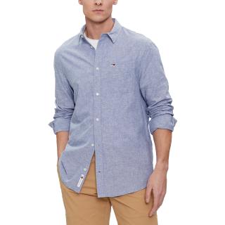 TOMMY HILFIGER TJM REG LINEN BLEND SHIRT DM0DM18962