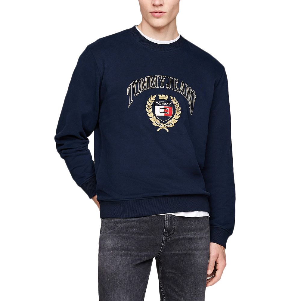 TOMMY HILFIGER TJM REG TJ PREP CREST CREW DM0DM19755 1