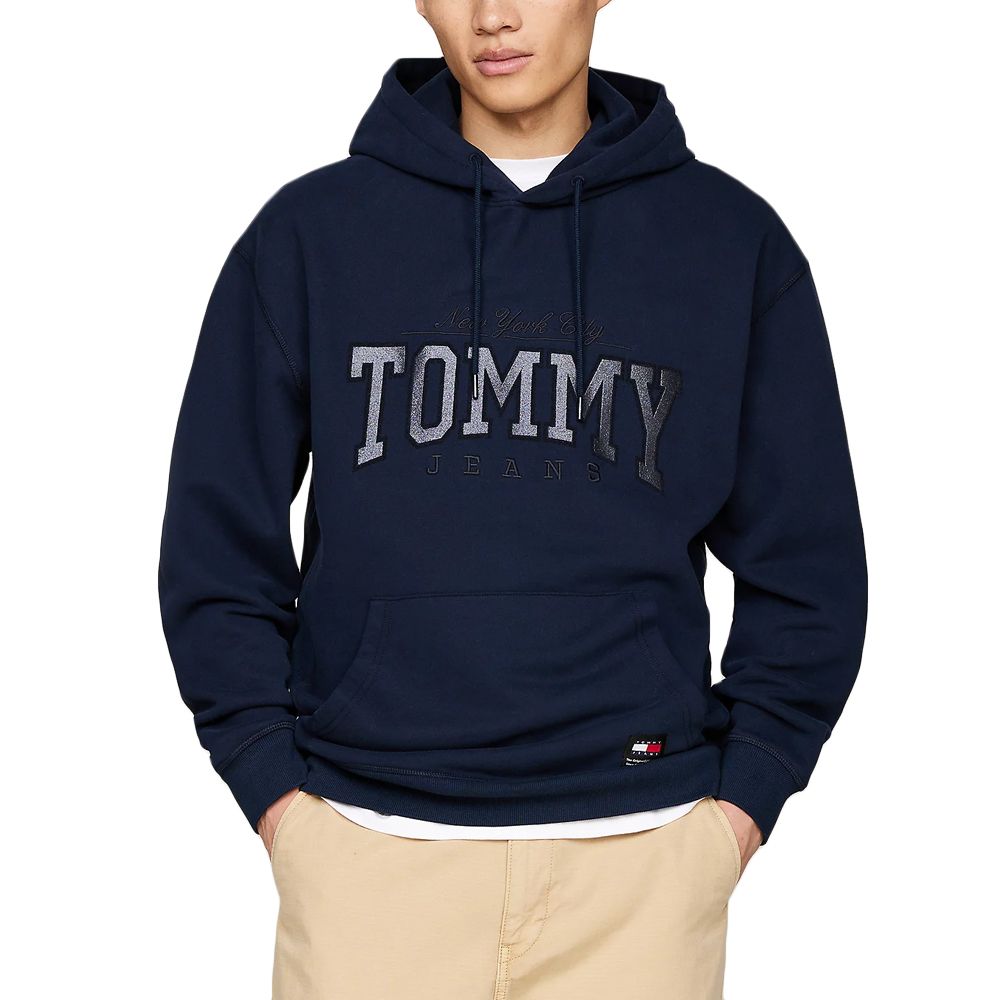 TOMMY HILFIGER TJM RLX TOMMY GLITTER HOODIE DM0DM20601 1