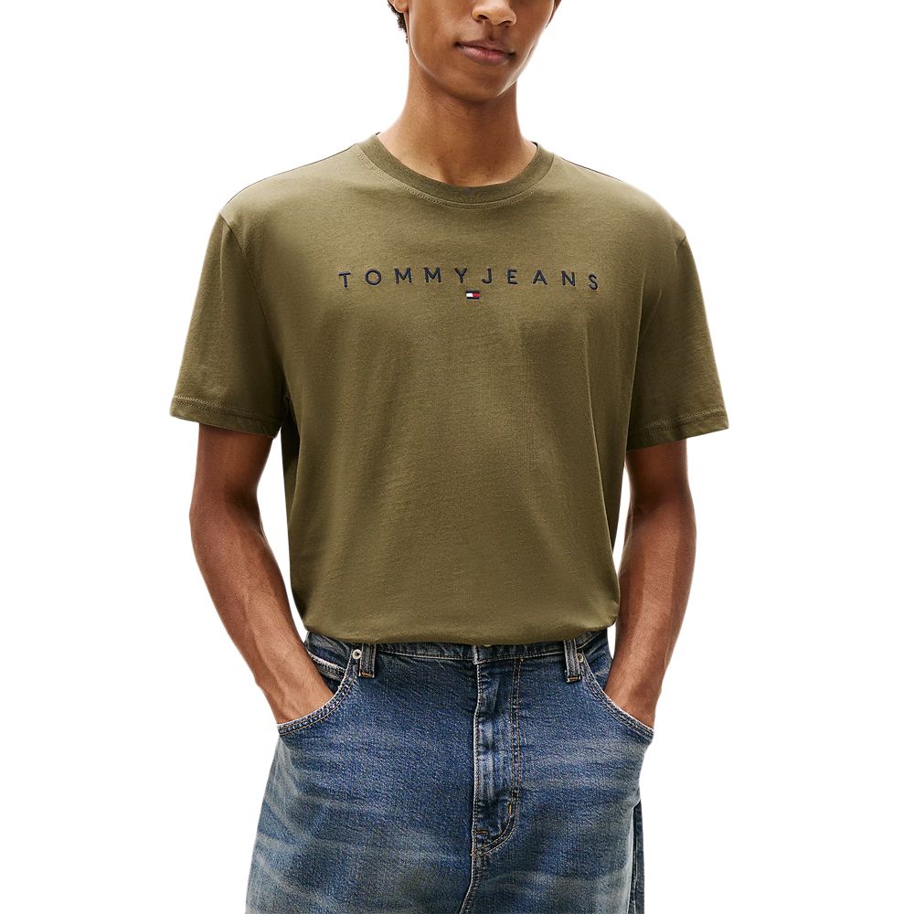 TOMMY HILFIGER TJM REG LINEAR LOGO TEE EXT DM0DM20744 1