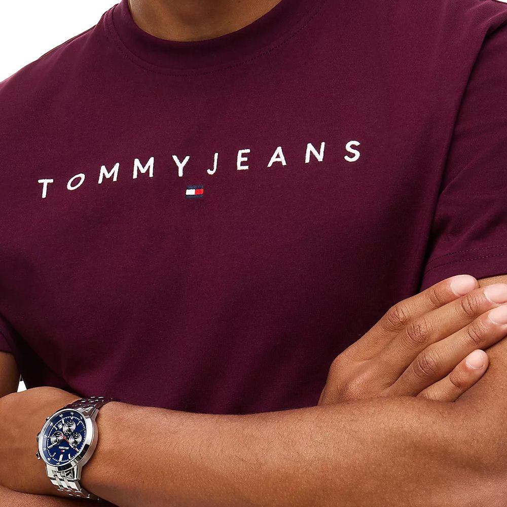 TOMMY HILFIGER REG LINEAR LOGO TEE EXT DM0DM20744 3
