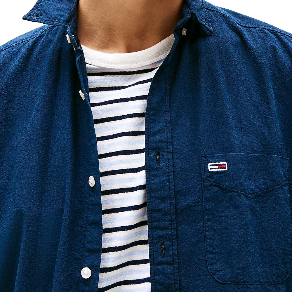 TOMMY HILFIGER TJM REG SEERSUCKER SS SHIRT DM0DM20890 3