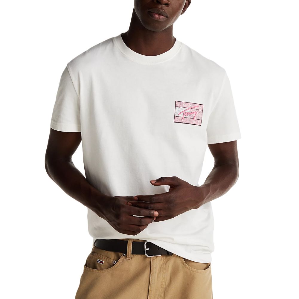 TOMMY HILFIGER TJM REG RWB FLAG TEE EXT DM0DM21108 2