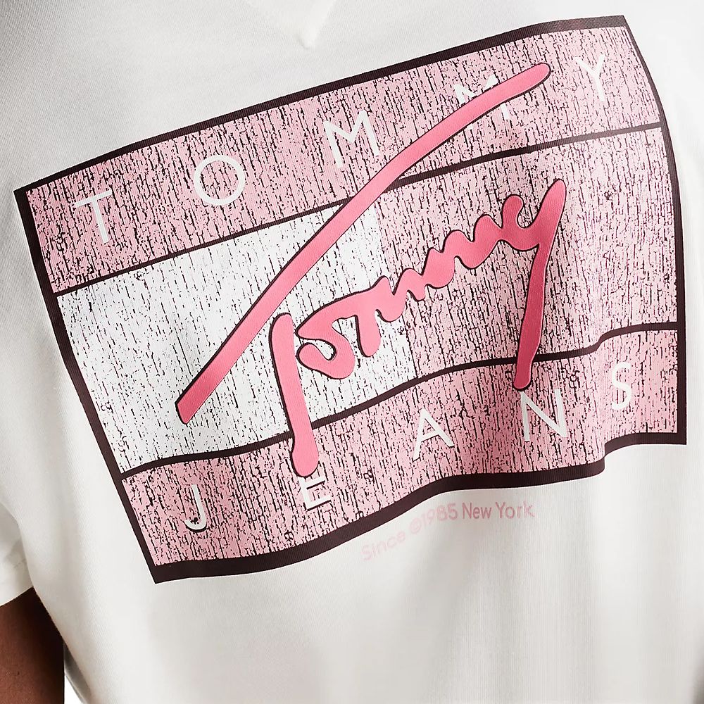 TOMMY HILFIGER TJM REG RWB FLAG TEE EXT DM0DM21108 3