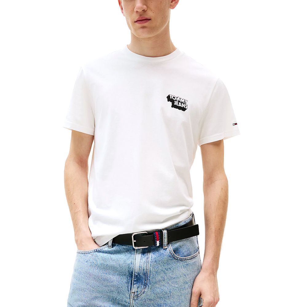 TOMMY HILFIGER TJM SLIM STACK LOGO TEE EXT DM0DM21539 1