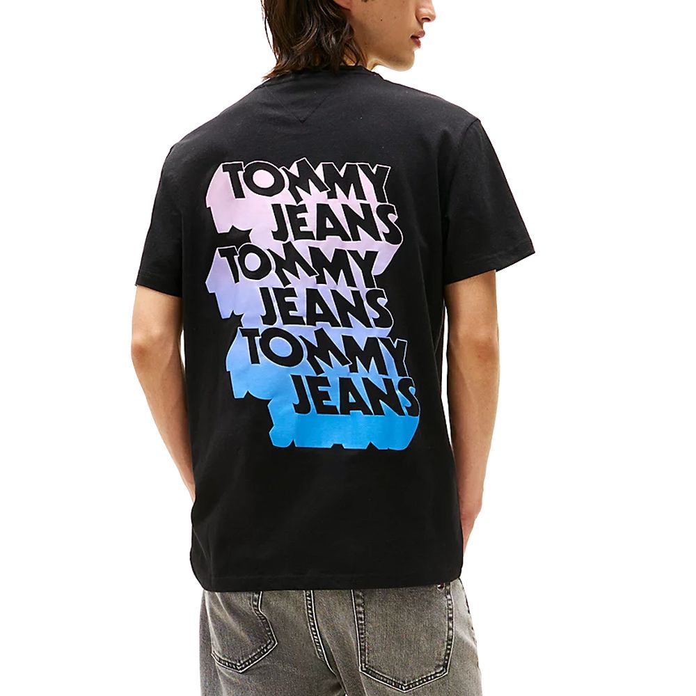TOMMY HILFIGER TJM REG STACK BACKPRINT TEE EX  DM0DM21589 1