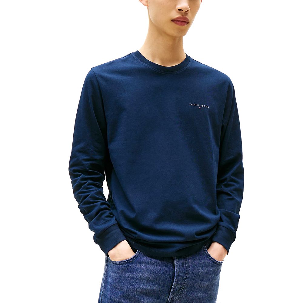 TOMMY HILFIGER TJM SLIM CHEST LINEAR LS TEE E  DM0DM21594 1