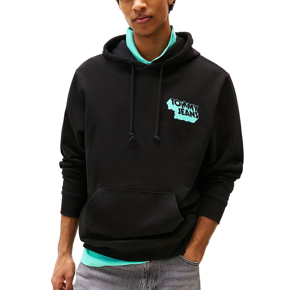 TOMMY HILFIGER TJM STACK BACK LOGO HOODIE EXT DM0DM21625 2