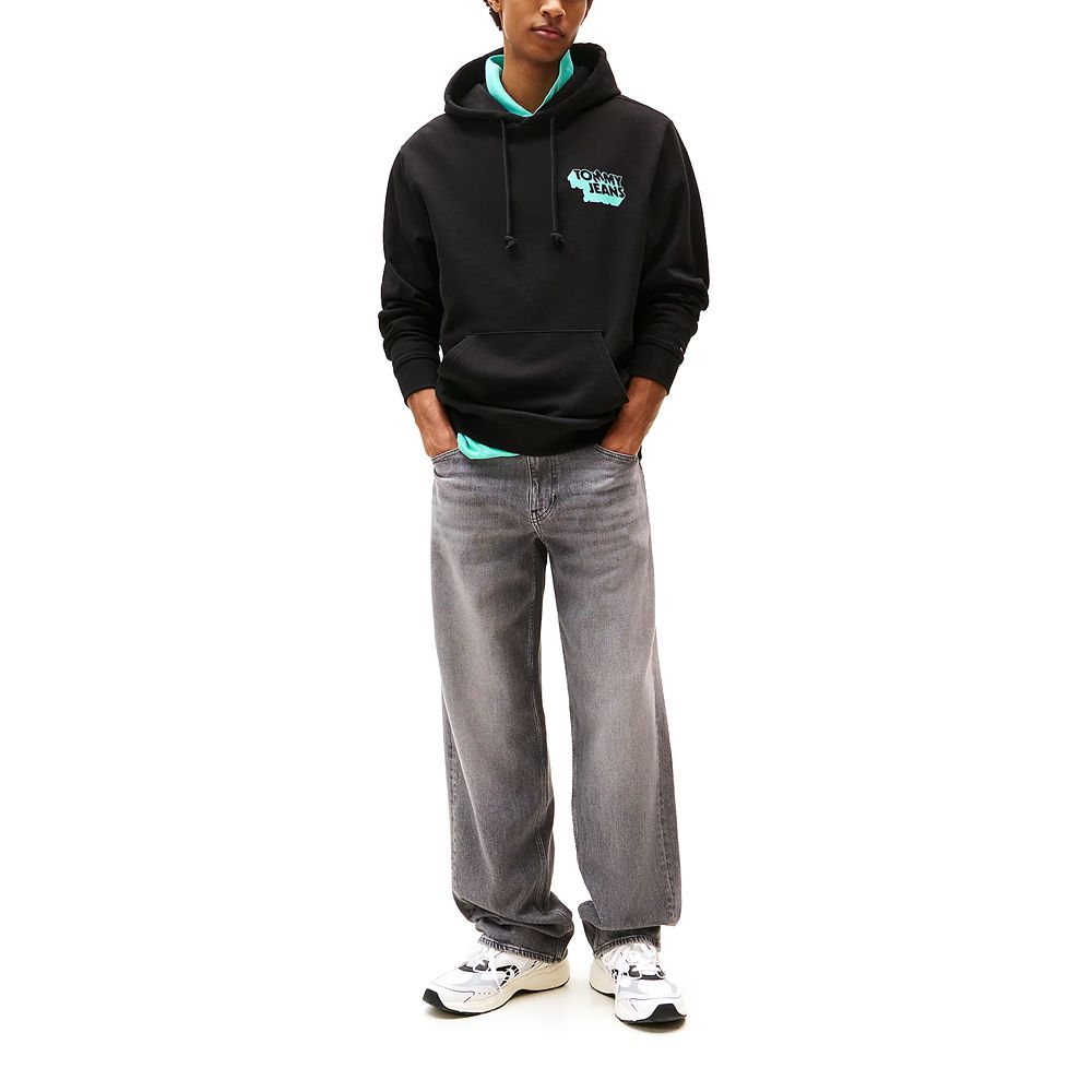 TOMMY HILFIGER TJM STACK BACK LOGO HOODIE EXT DM0DM21625 4
