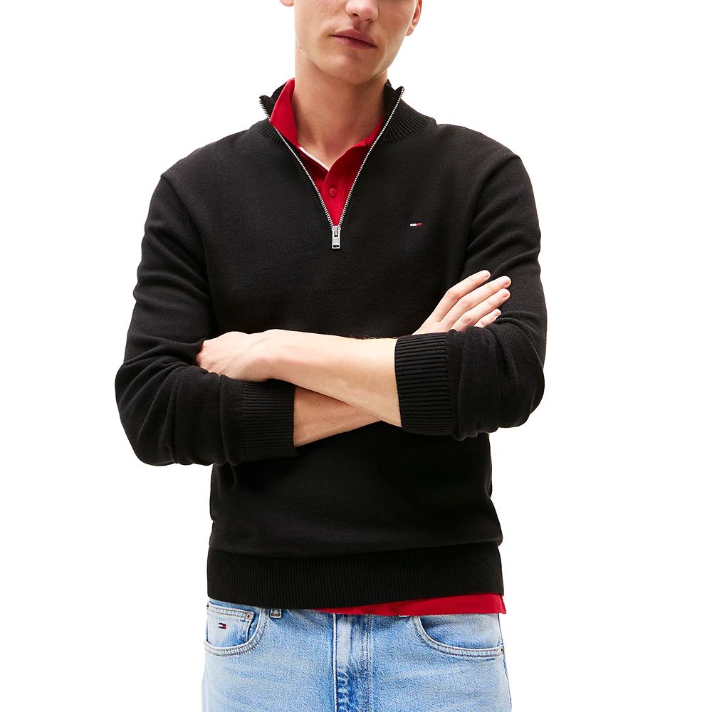 TOMMY HILFIGER TJM SLM ESS LIGHT A? ZIP SWTR  DM0DM21654 1