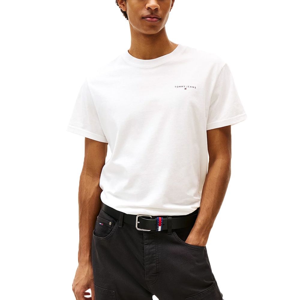 TOMMY HILFIGER TJM SLIM LINEAR CHEST TEE EXT DM0DM21780 1