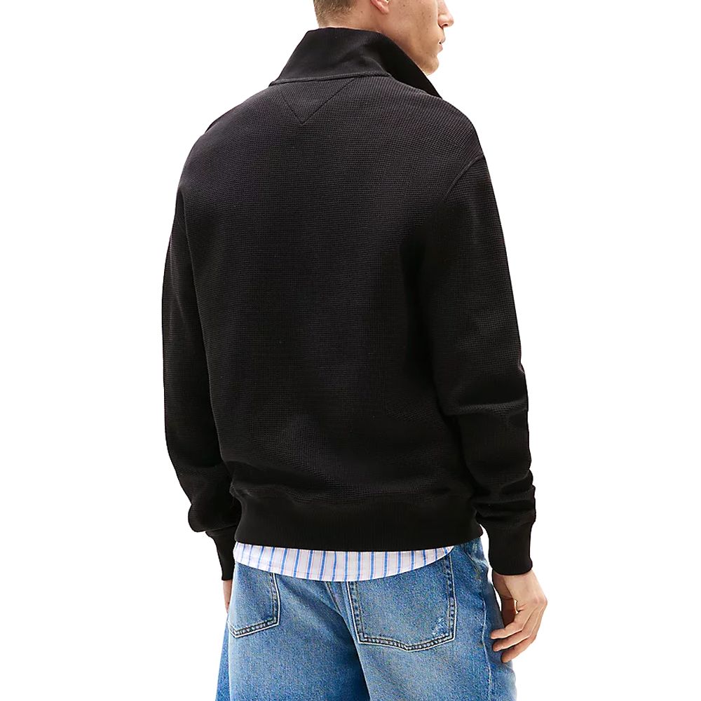 TOMMY HILFIGER TJM RLX WAFFLE SCRIPT QRTR ZIP DM0DM21880 2