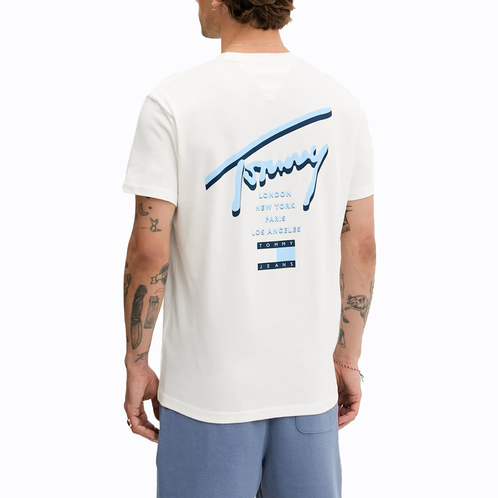 TOMMY HILFIGER TJM REG SIGNATURE CITY TEE DM0DM21934 2
