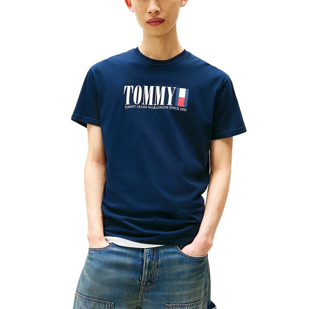 TOMMY HILFIGER TJM REG TOMMY DNA FLAG TEE EXT DM0DM21941 1