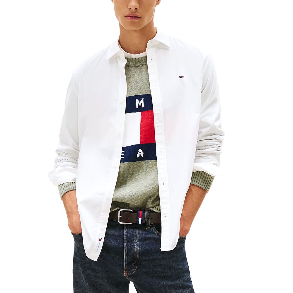 TOMMY HILFIGER TJM REG POPLIN SHIRT DM0DM22026 1