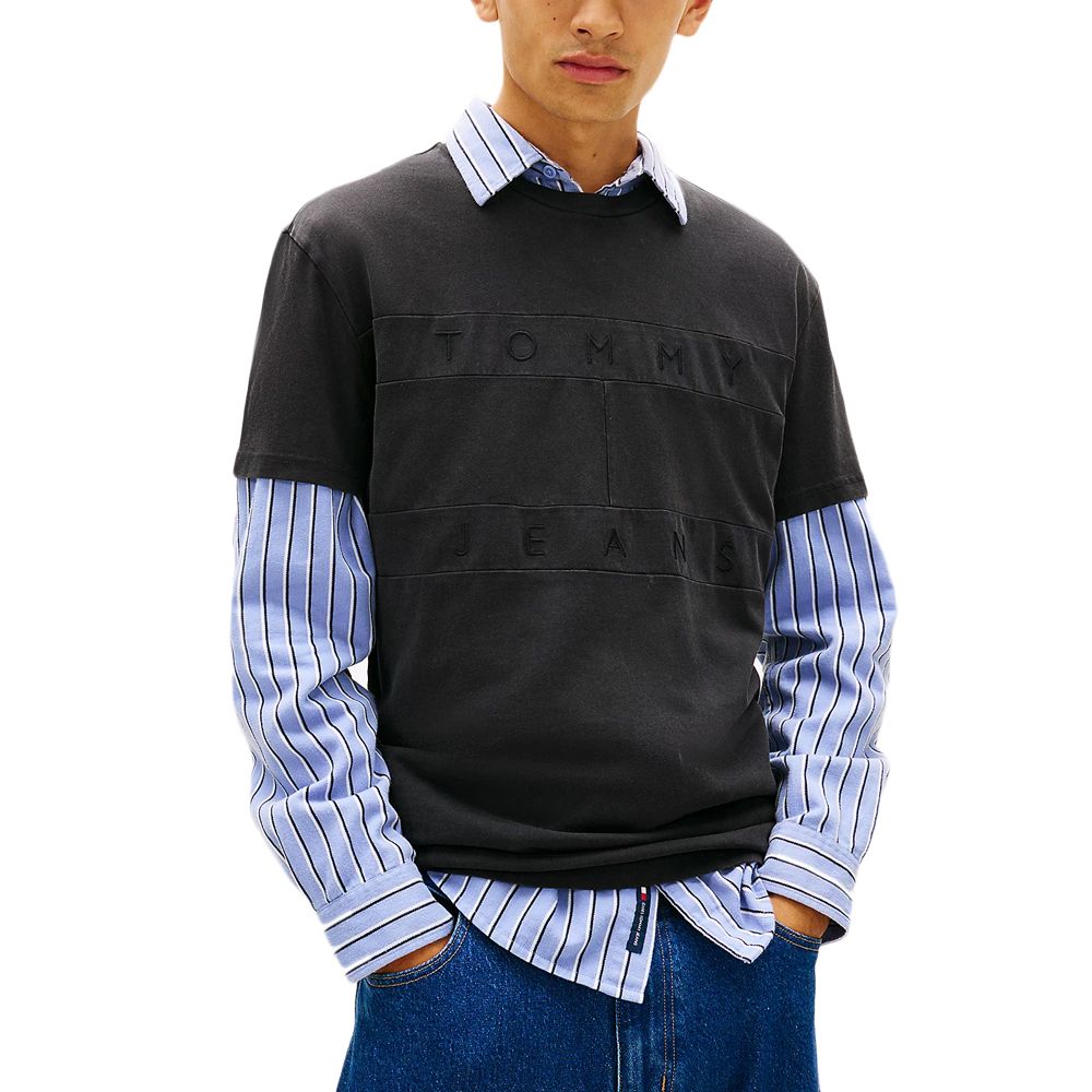 TOMMY HILFIGER TJM REG TONAL FLAG SS TEE DM0DM22312 1