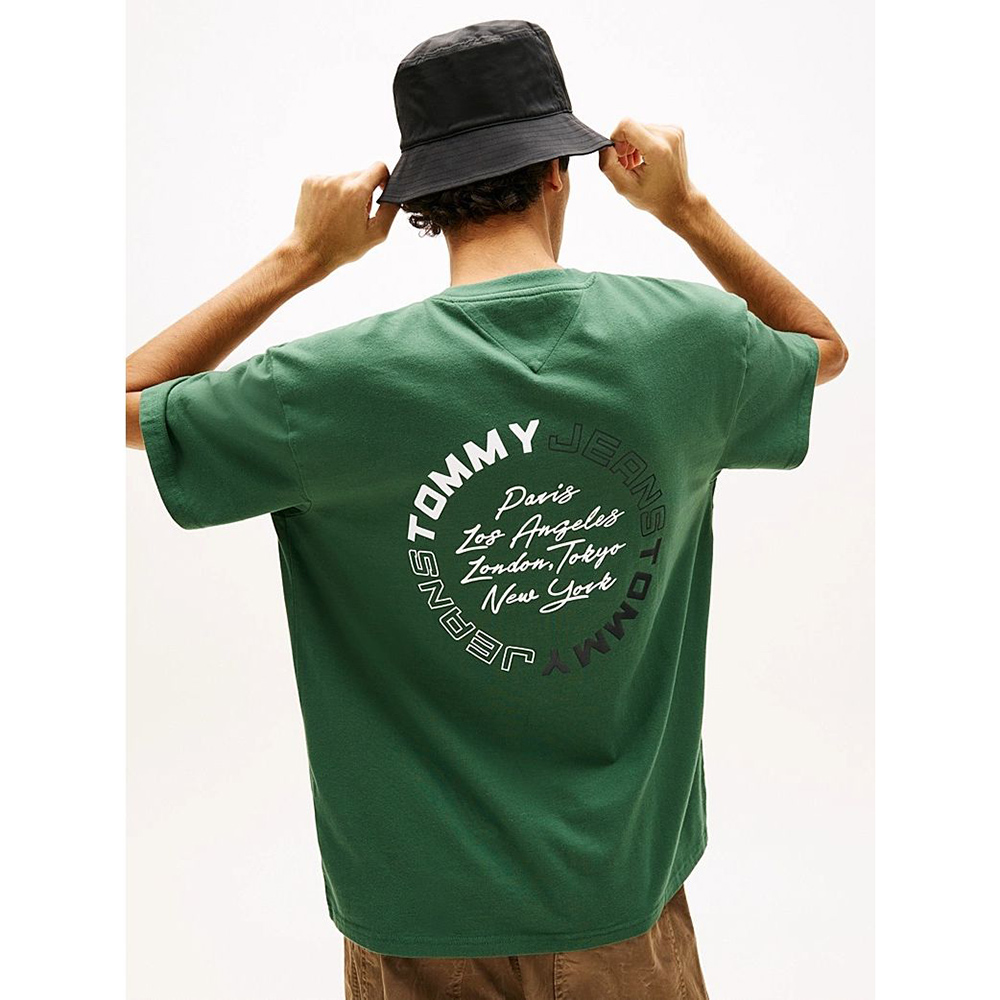 TOMMY HILFIGER TJM RLX SIGN CIRCLE SS TEE EXT DM0DM22535 2