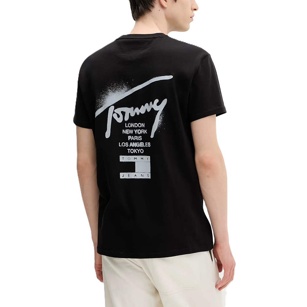 TOMMY HILFIGER TJM REG CITY SIGN SS TEE EXT DM0DM22553 1