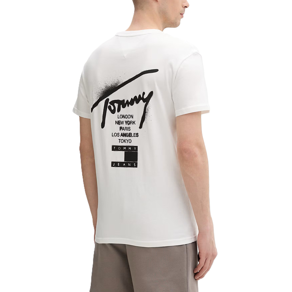 TOMMY HILFIGER TJM REG CITY SIGN SS TEE EXT DM0DM22553 2