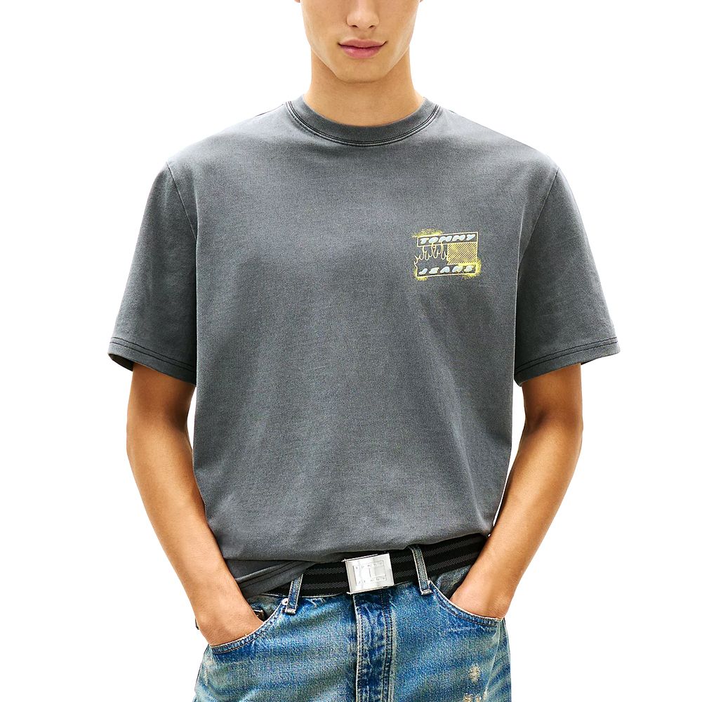 TOMMY HILFIGER TJM 90S BUBBLE FLAG SS TEE DM0DM22554 2