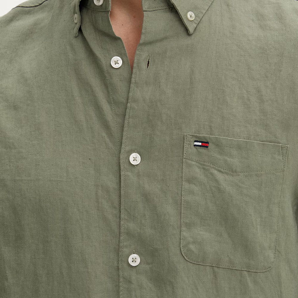 TOMMY HILFIGER TJM REG LINEN SHIRT DM0DM22760 3
