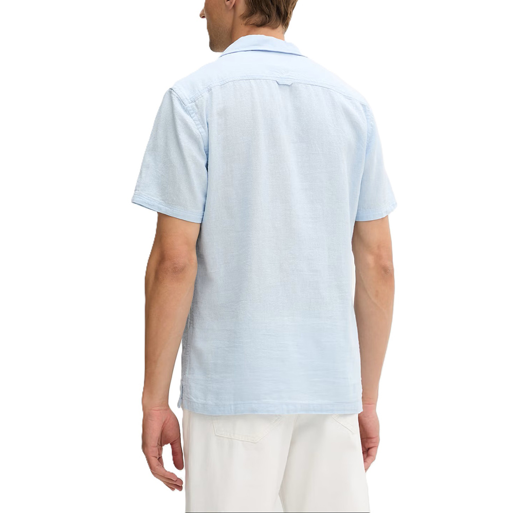 TOMMY HILFIGER TJM REG LINEN BLEND CAMP SS EX DM0DM23058 2