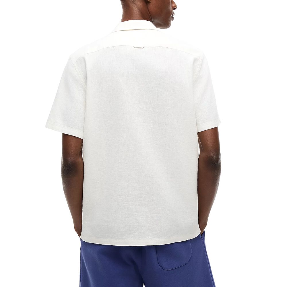 TOMMY HILFIGER TJM REG LINEN BLEND CAMP SS EX DM0DM23058 2
