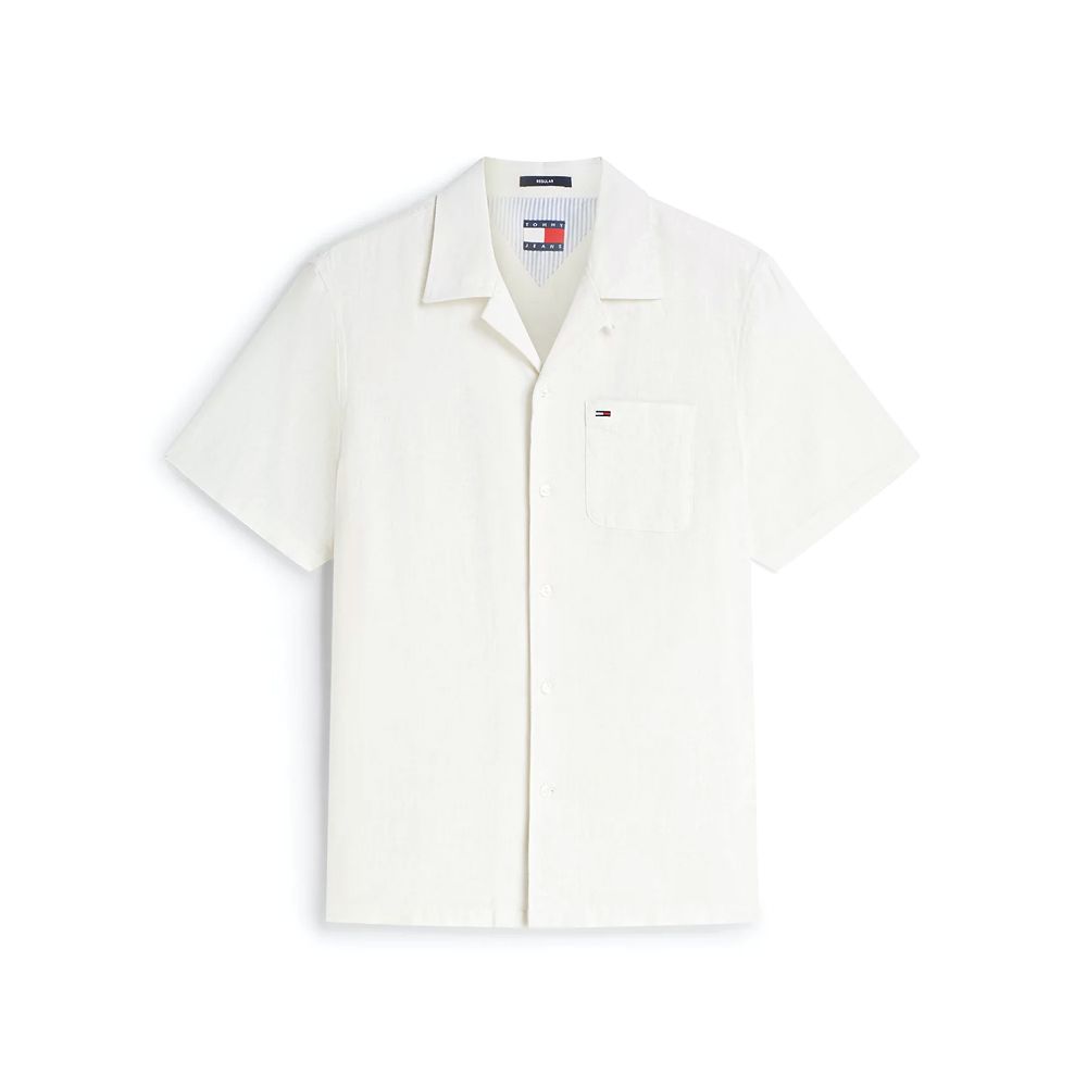 TOMMY HILFIGER TJM REG LINEN BLEND CAMP SS EX DM0DM23058 4