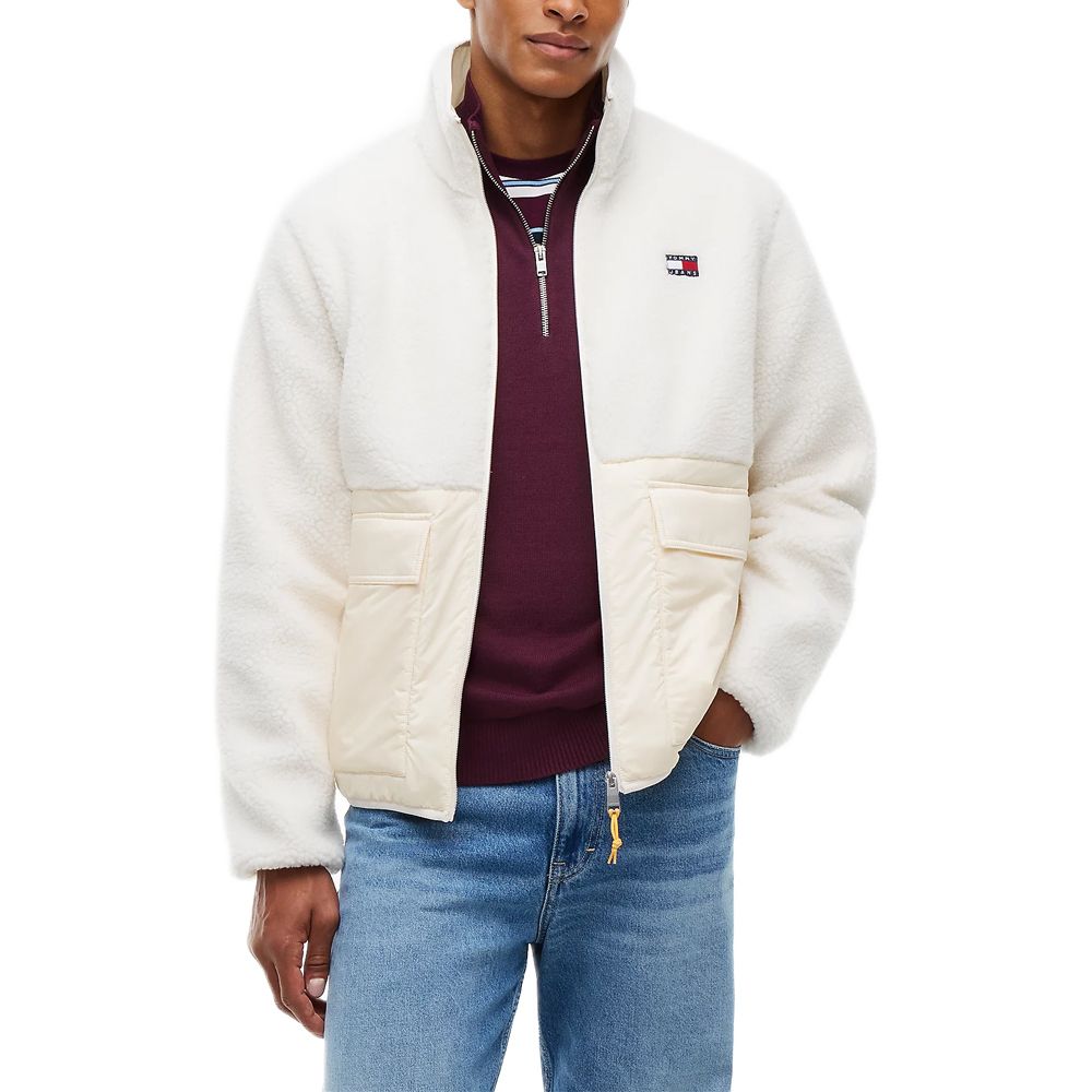 TOMMY HILFIGER TJM ESSENTIAL MIX TEDDY JACKET DM0DM23227 1