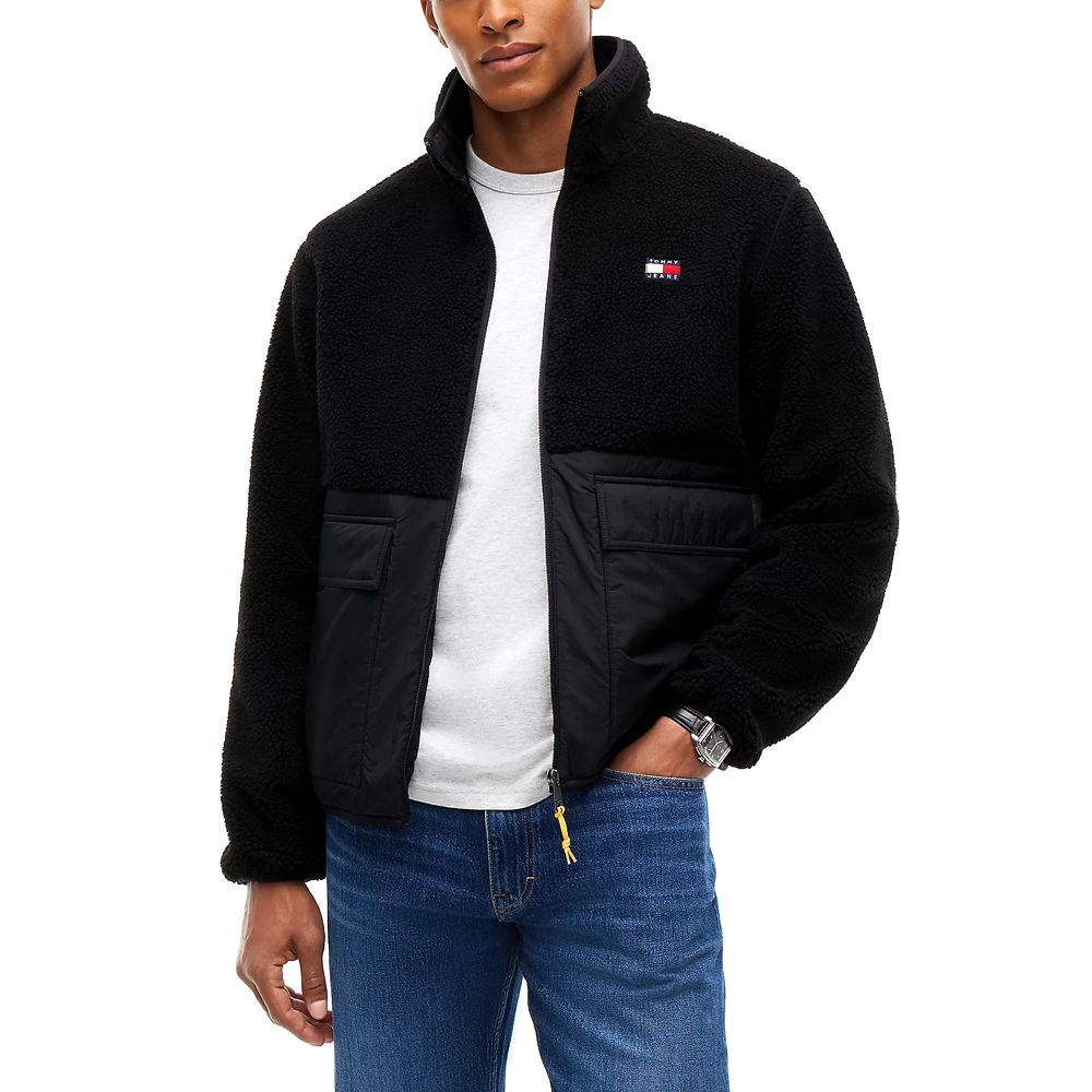 TOMMY HILFIGER TJM ESSENTIAL MIX TEDDY JACKET DM0DM23227 1