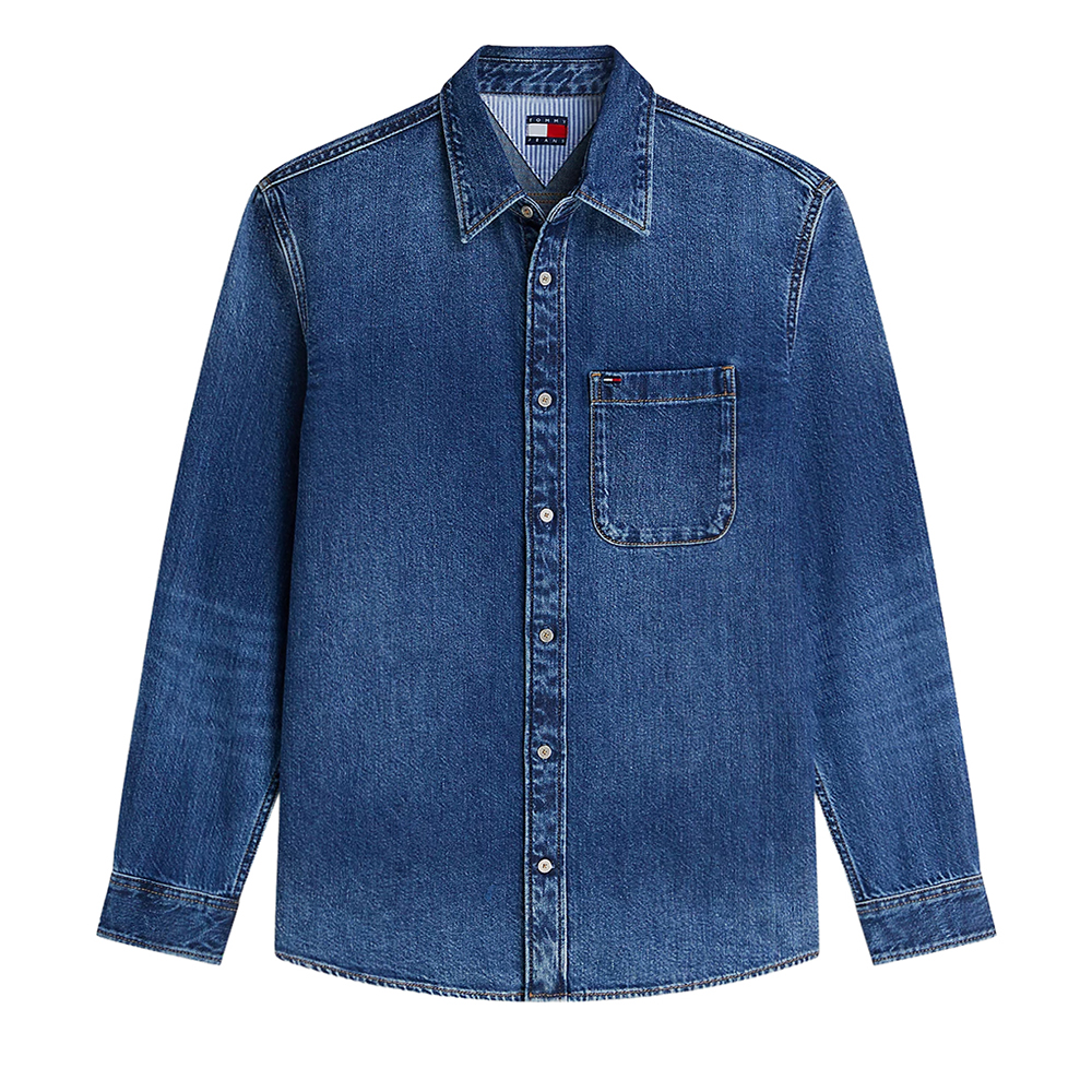 TOMMY HILFIGER REGULAR DENIM SHIRT EXT CJ8039 DM0DM23390 4