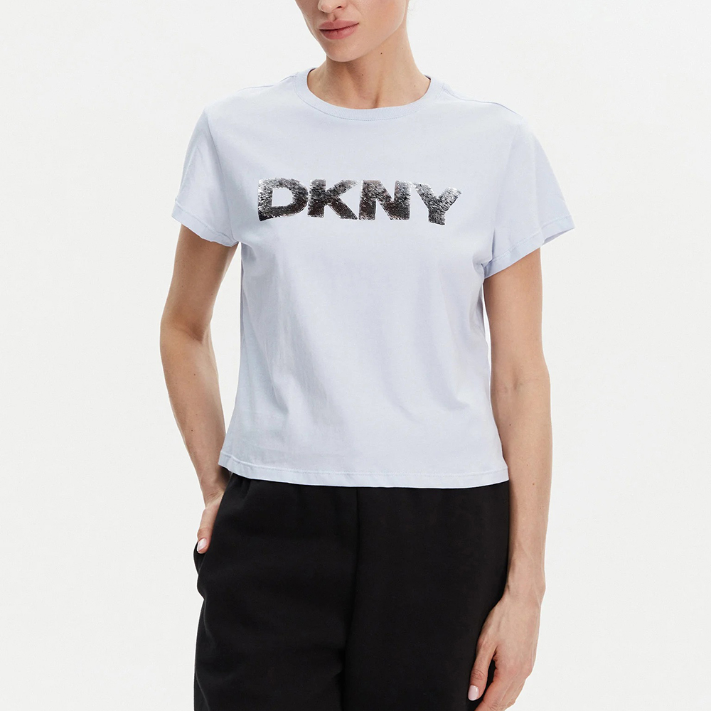 DP4T1035 LOGO ΜΠΛΟΥΖΑΚΙ ΚΟΝΤΟΜΑΝΙΚΟ DKNY 1