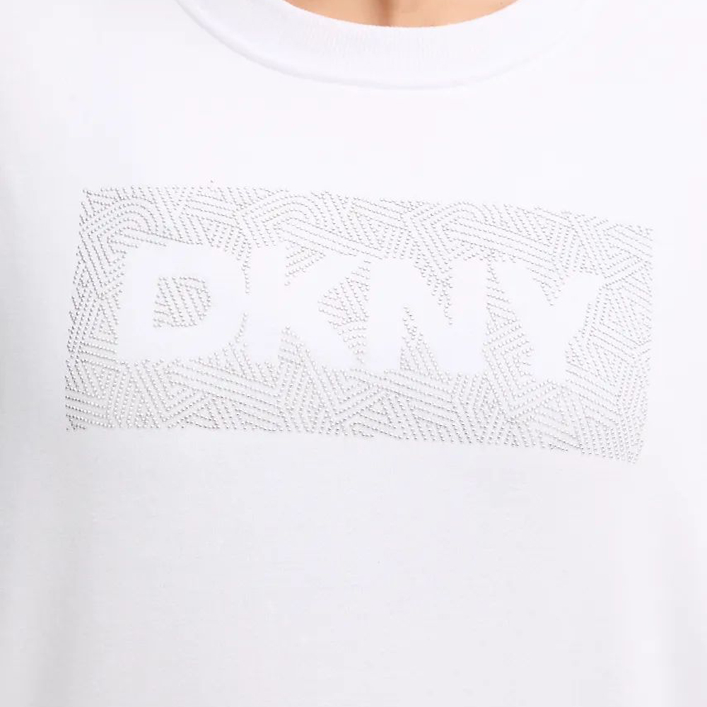 DKNY DP4T1041 LOGO ΠΟΥΛΟΒΕΡ ΜΑΚΡΥΜΑΝΙΚΟ DKNY 3