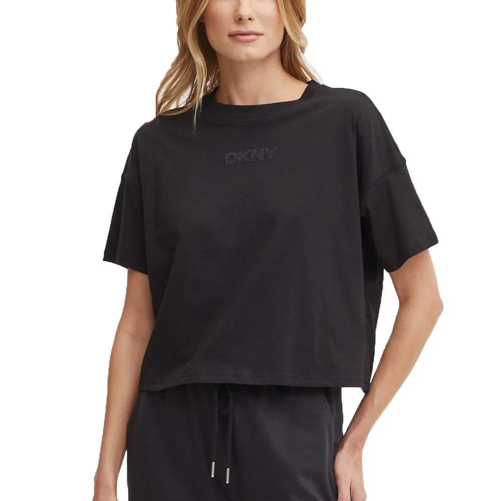 DP4T1070 LOGO ΜΠΛΟΥΖΑΚΙ ΚΟΝΤΟΜΑΝΙΚΟ DKNY 1