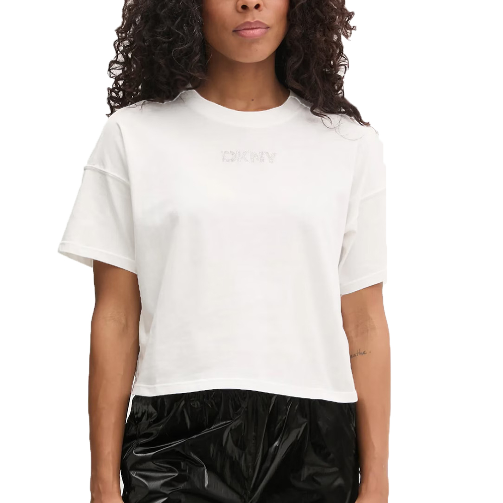 DP4T1070 LOGO ΜΠΛΟΥΖΑΚΙ ΚΟΝΤΟΜΑΝΙΚΟ DKNY 1