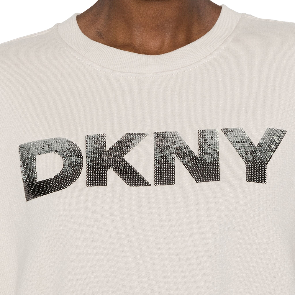 DKNY DP4T1071 LOGO ΠΟΥΛΟΒΕΡ ΜΑΚΡΥΜΑΝΙΚΟ DKNY 3