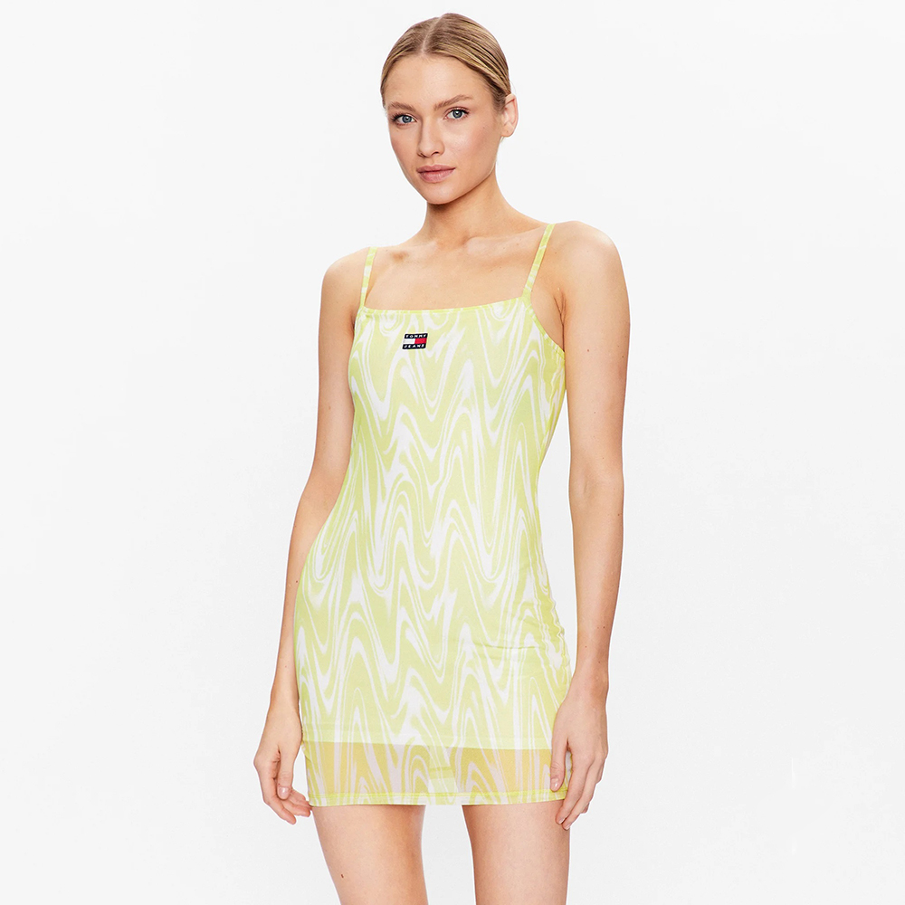 TJW PSYCHEDELIC MESH DRESS DW0DW15353 1