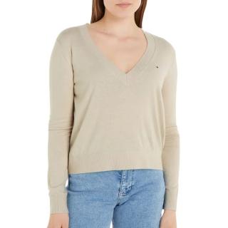 TOMMY HILFIGER TJW ESSENTIAL VNECK SWEATER EX DW0DW17251