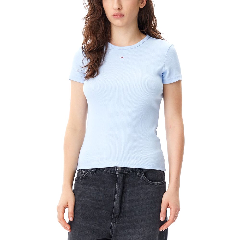 TOMMY HILFIGER TJW SLIM ESSENTIAL RIB SS EXT DW0DW17383 1