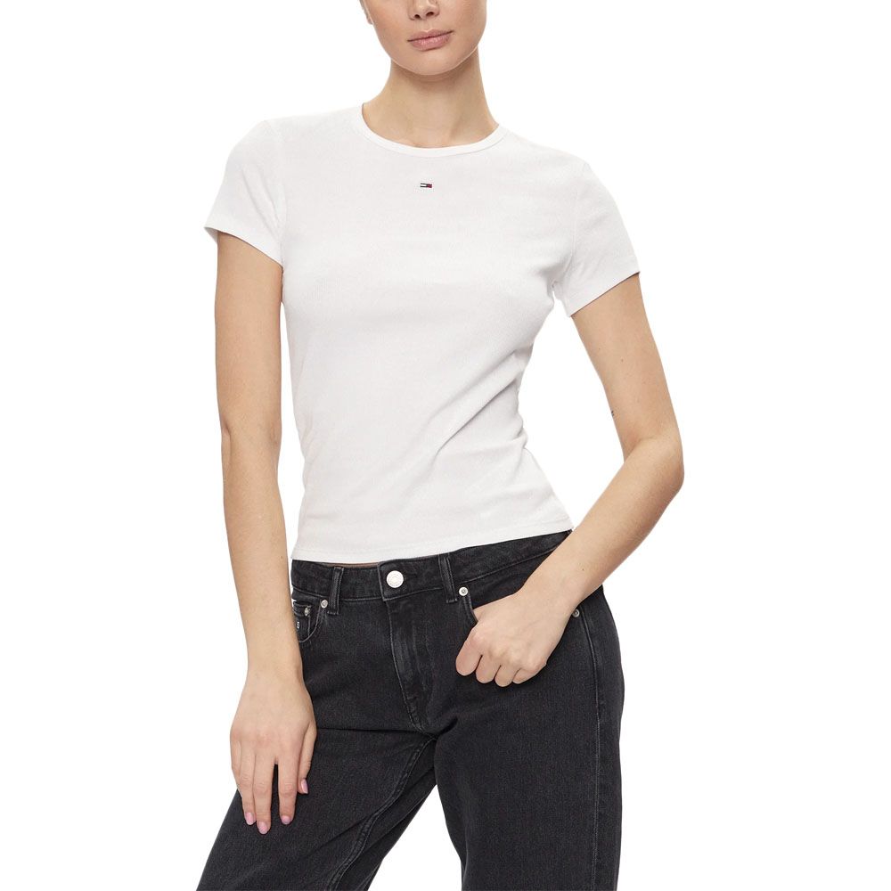 TOMMY HILFIGER TJW SLIM ESSENTIAL RIB SS EXT DW0DW17383 1