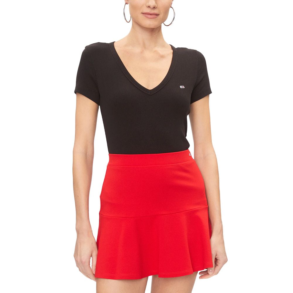 TOMMY HILFIGER TJW SLIM ESSENTIAL RIB V SS DW0DW17385 1