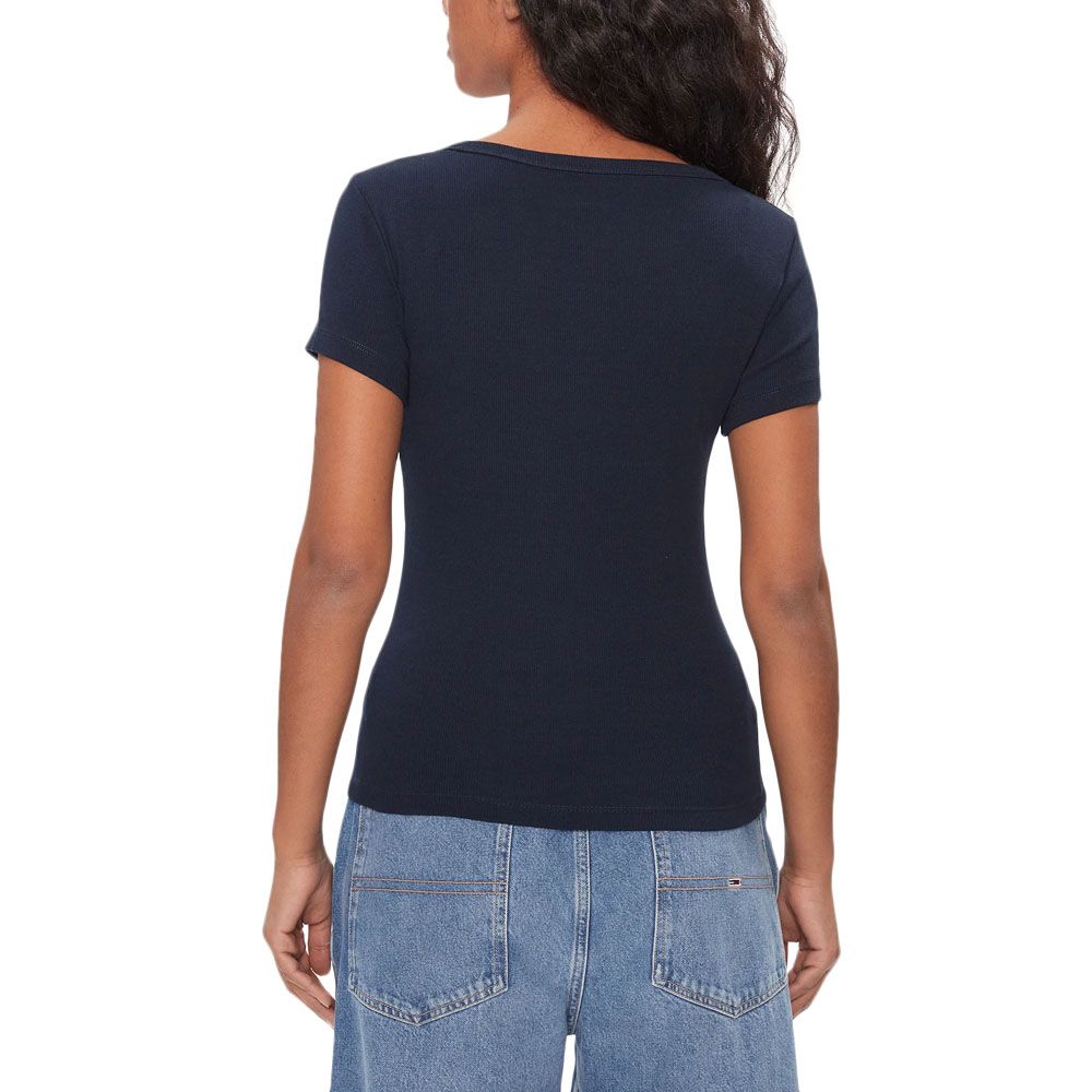 TOMMY HILFIGER TJW SLIM ESSENTIAL RIB V SS DW0DW17385 2