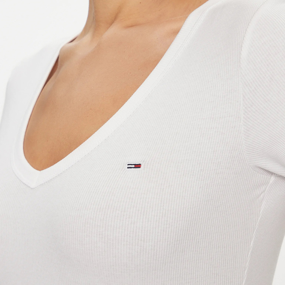 TOMMY HILFIGER TJW SLIM ESSENTIAL RIB V SS DW0DW17385 3